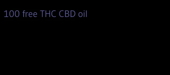 100 free THC CBD oil
