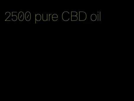 2500 pure CBD oil
