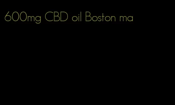 600mg CBD oil Boston ma