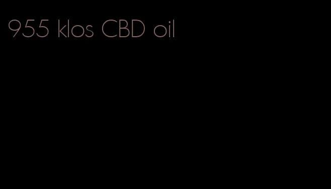 955 klos CBD oil
