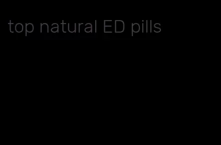 top natural ED pills