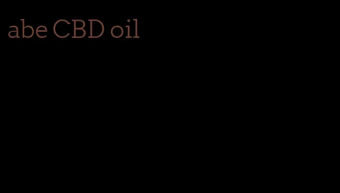 abe CBD oil