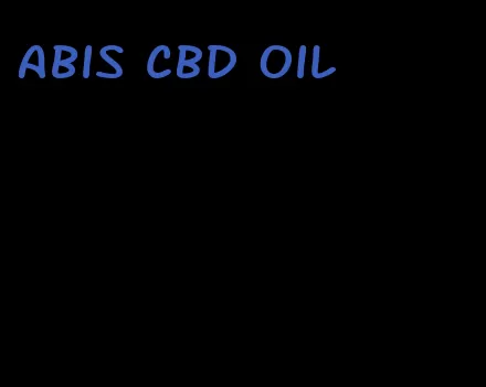 Abis CBD oil