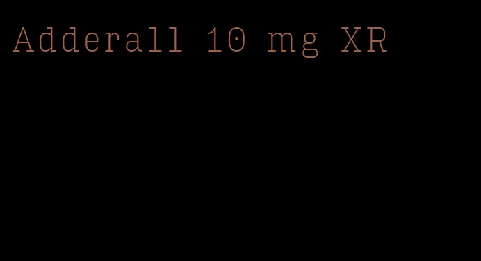 Adderall 10 mg XR