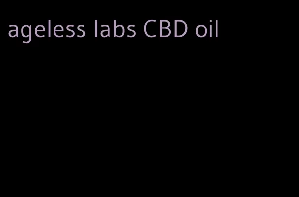 ageless labs CBD oil