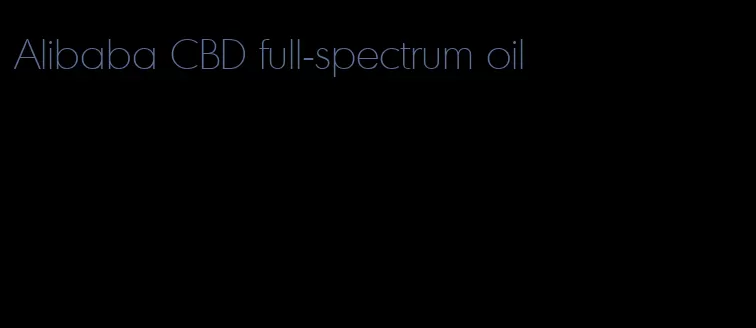 Alibaba CBD full-spectrum oil
