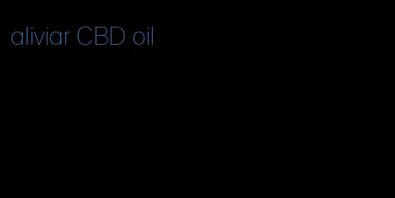 aliviar CBD oil