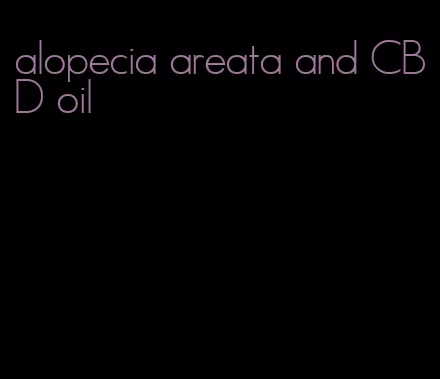 alopecia areata and CBD oil