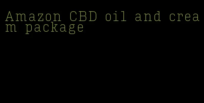 Amazon CBD oil and cream package