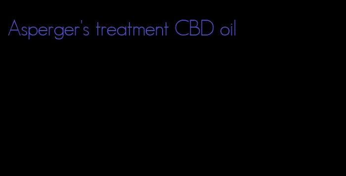 Asperger's treatment CBD oil