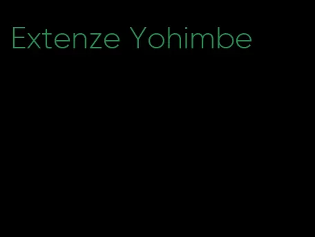 Extenze Yohimbe
