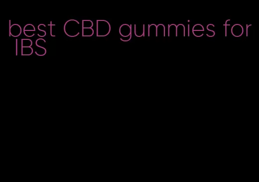 best CBD gummies for IBS