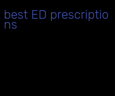 best ED prescriptions