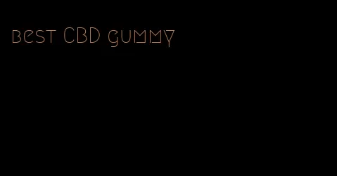 best CBD gummy