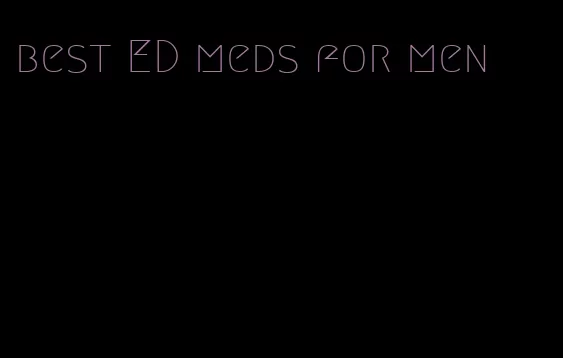 best ED meds for men