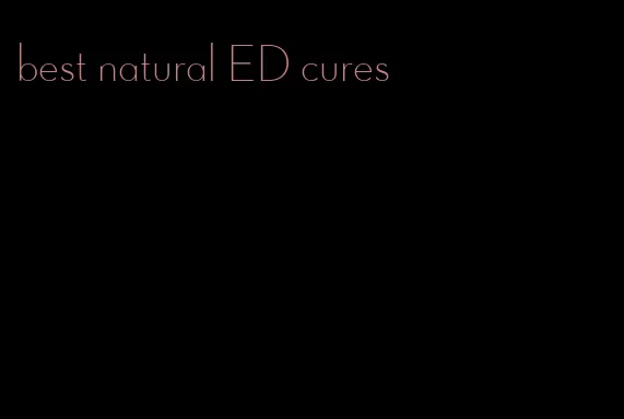 best natural ED cures
