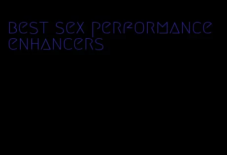 best sex performance enhancers