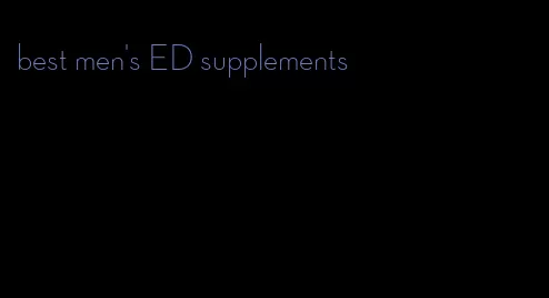 best men's ED supplements