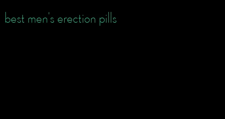 best men's erection pills