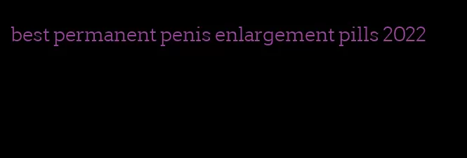 best permanent penis enlargement pills 2022