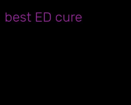 best ED cure