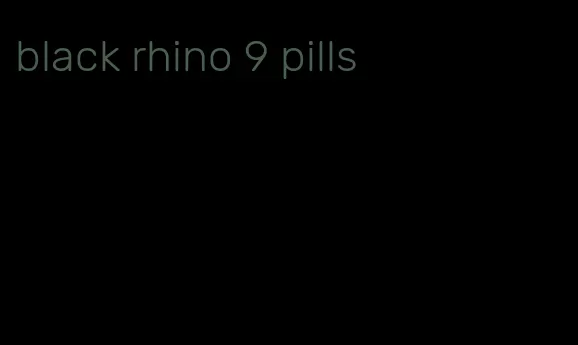 black rhino 9 pills