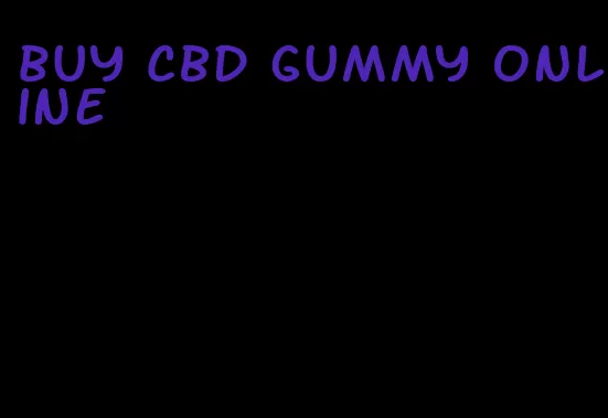 buy CBD gummy online