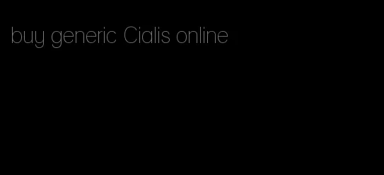 buy generic Cialis online