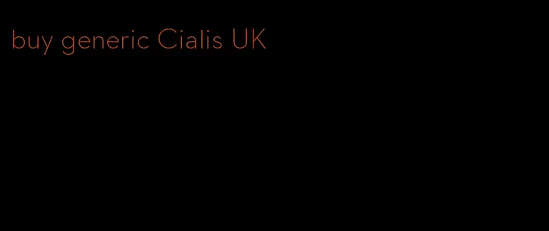 buy generic Cialis UK