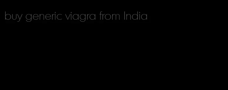 buy generic viagra from India