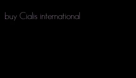 buy Cialis international