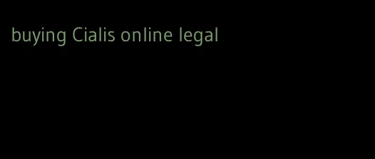 buying Cialis online legal
