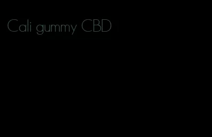 Cali gummy CBD