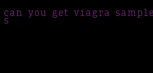 can you get viagra samples