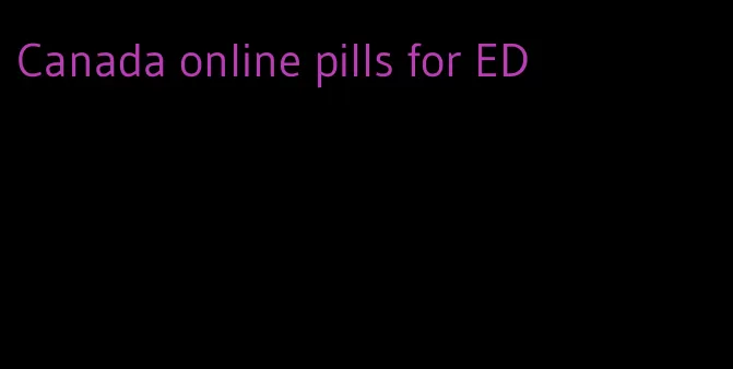 Canada online pills for ED