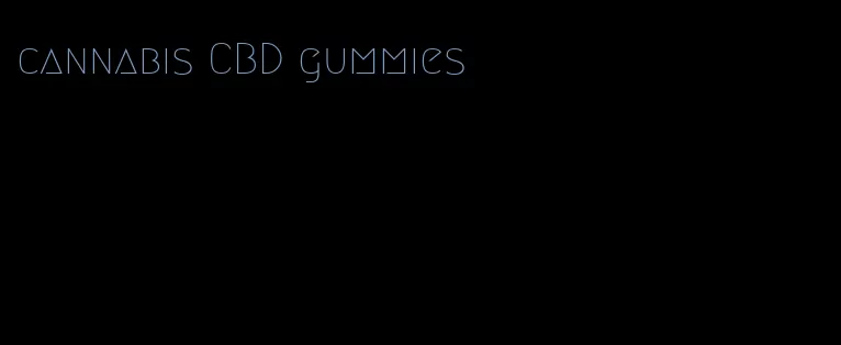 cannabis CBD gummies