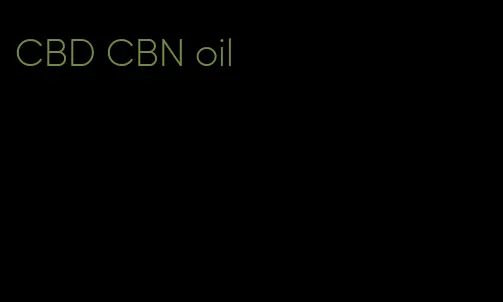 CBD CBN oil