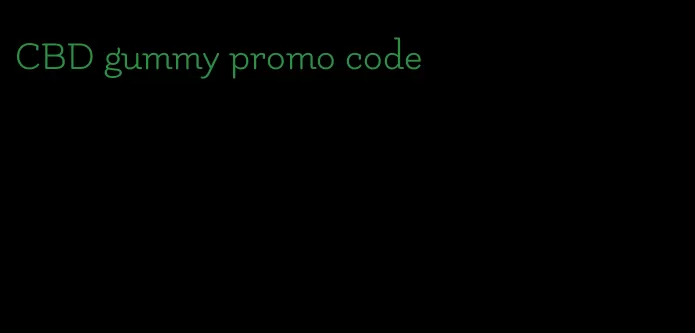 CBD gummy promo code