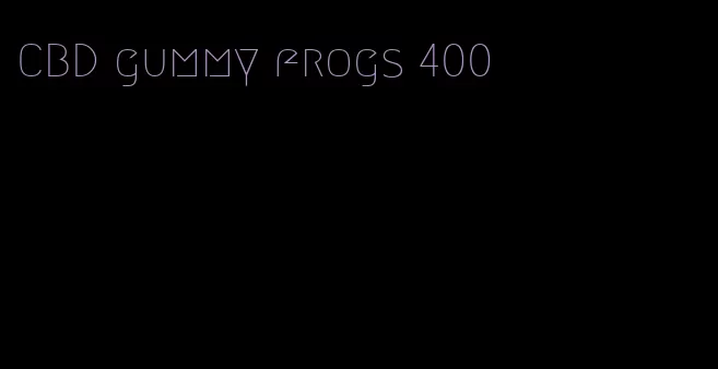 CBD gummy frogs 400