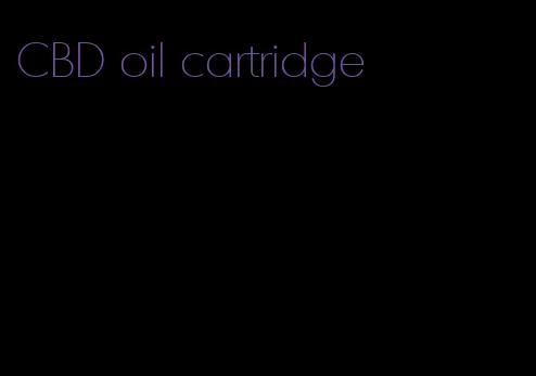 CBD oil cartridge