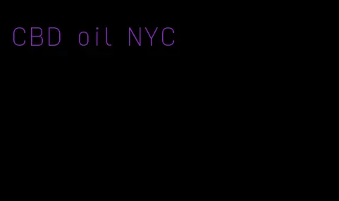 CBD oil NYC