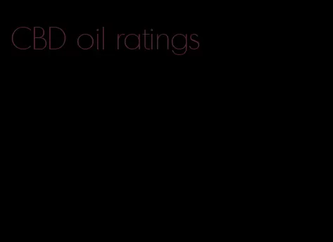CBD oil ratings