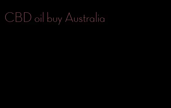 CBD oil buy Australia