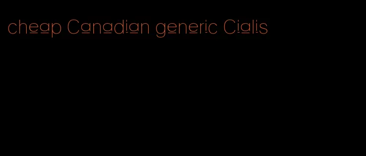 cheap Canadian generic Cialis