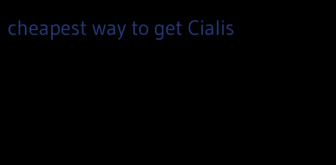 cheapest way to get Cialis
