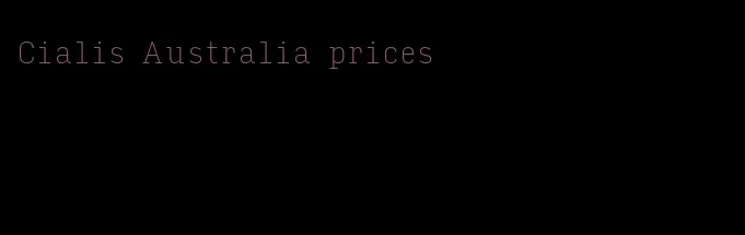 Cialis Australia prices