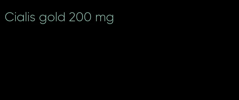 Cialis gold 200 mg