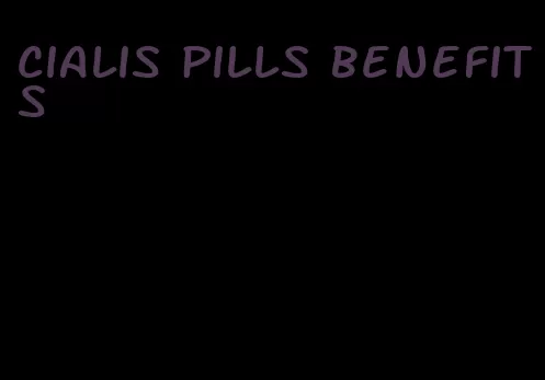 Cialis pills benefits