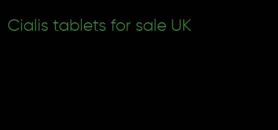 Cialis tablets for sale UK