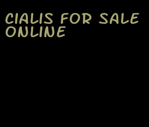 Cialis for sale online